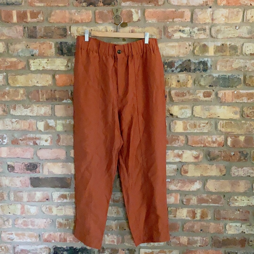 Madewell tapered Huston pull-on crop pants
